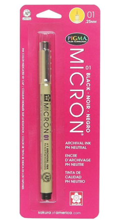01 .25 mm Micron Pen