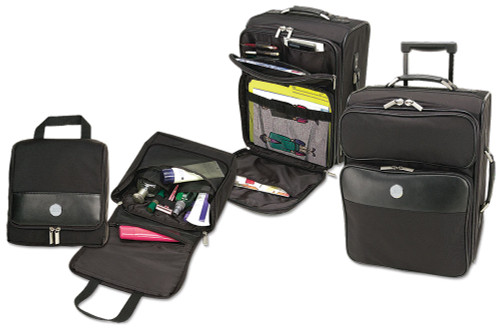 Black ECU Medallion Luggage Set