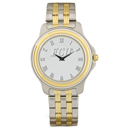 Stainless Two Tone Silver ECU Men's Wristwatch