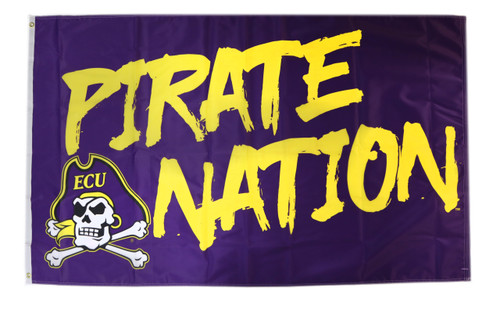 3 x 5 Purple Pirate Nation Flag