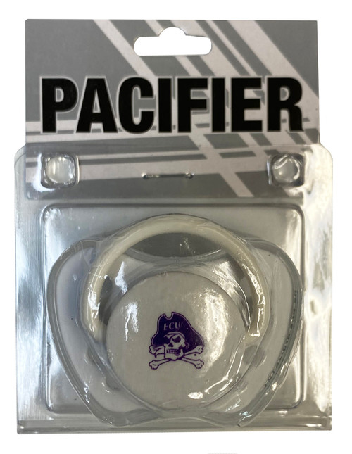 White Jolly Roger Pacifier