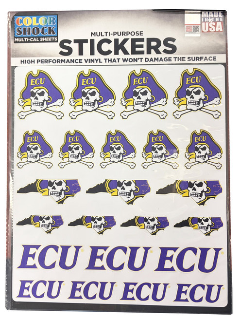 Jolly Roger, PSOM & ECU Sticker Sheet