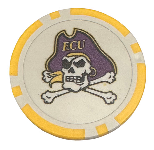 ECU Ball Marker with Jolly  Roger