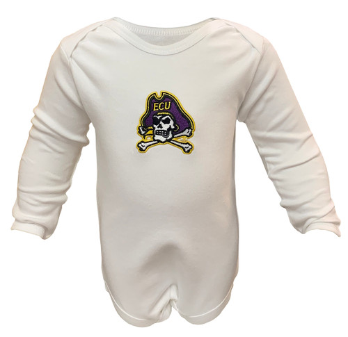 Purple & Gold Pee Dee Pirates Baby Onesie - University Book Exchange