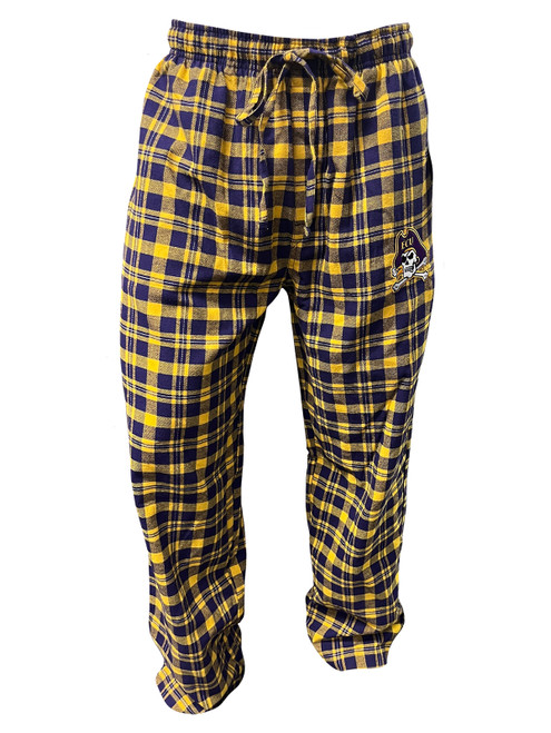 Purple and Gold Plaid Pajama Pants