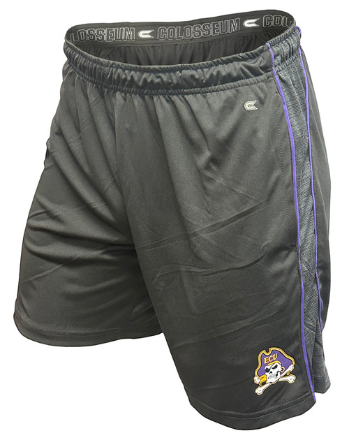 Black Shorts w/ Jolly Roger and Purple Stripes
