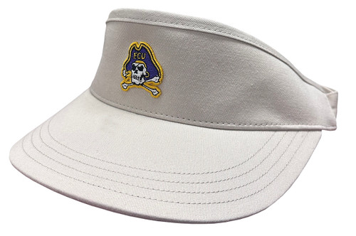 Stone Golf Visor High Panel w/ Jolly Roger