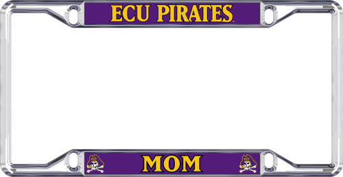 East Carolina Pirates ECU Alumni SD46761 Deluxe Laser Cut Acrylic Inlaid License Plate Tag University of