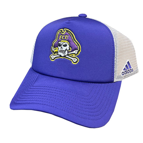 Purple Nike East Carolina Patch Hat with Gold Rope and White Mesh