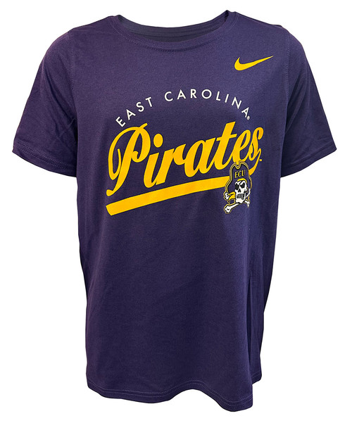 Pittsburgh Pirates Majestic MLB Script Gray T-Shirt