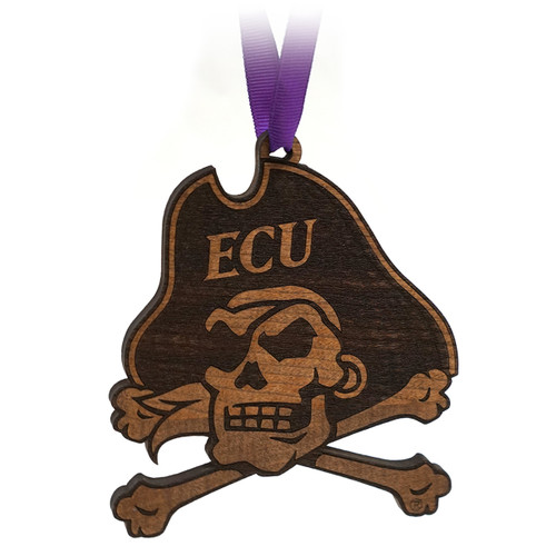 Cherry Laser Cut Jolly Roger Ornament
