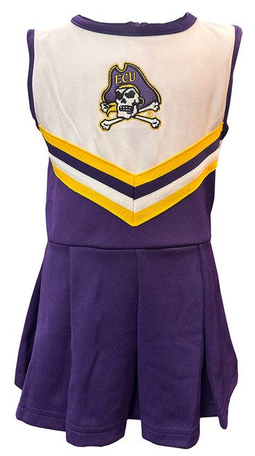 ECU Pirates Colosseum Free Spirited Baseball Jersey – White/Purple