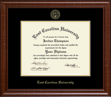 Embossed Prescott Diploma Frame