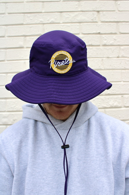 Purple Retro Pirates Bucket Hat