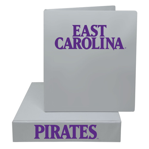 East Carolina 2" Grey Binder