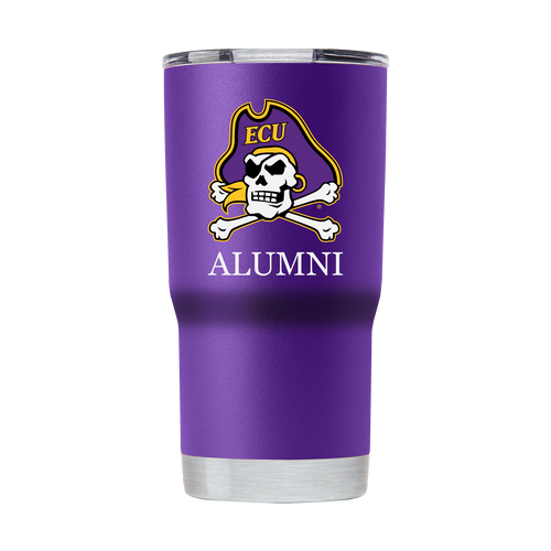 Purple 20oz Alumni Tumbler w/ Jolly Roger