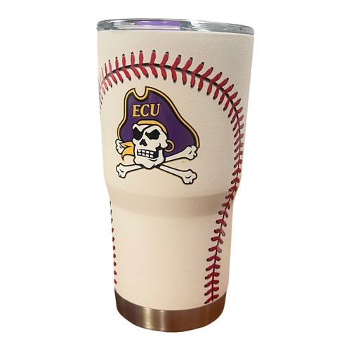 20 oz. Baseball Stitch Jolly Roger Tumbler