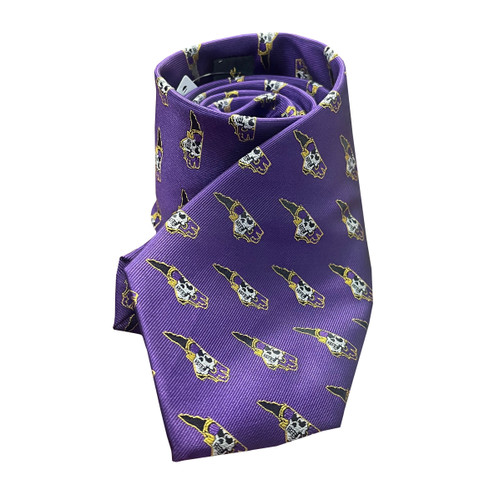 Purple Pirate State of Mind Woven Tie
