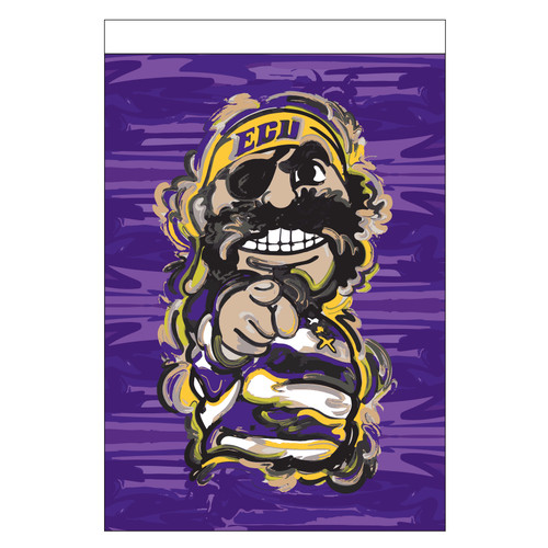 Pee Dee Brush Stroke Art Garden Flag