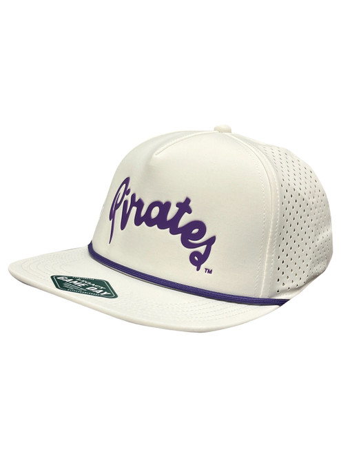 White Legacy Game Day Pirates Script Rope Hat