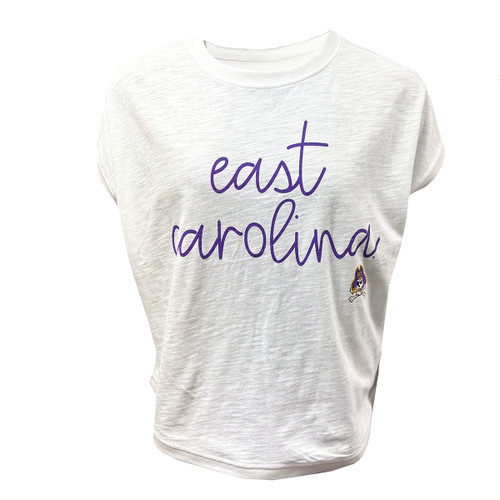 White Ladies East Carolina Jolly Roger Tee