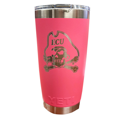 20 oz Hot Pink Jolly Roger Yeti Tumbler