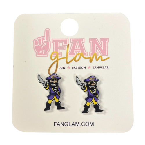 Mini Pee Dee with Sword Earrings