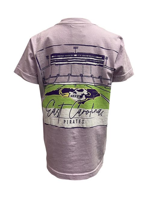 Lavender Youth Football Field Tee