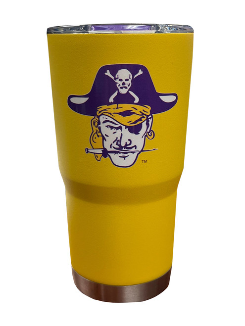 Gold Vault Pirate Head Tumbler