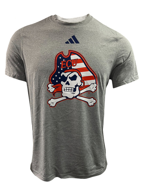 Adidas Gray Stars & Stripes Jolly Roger Creator Tee