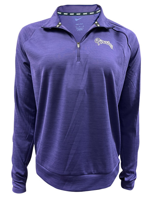 Nike Ladies Orchid Pirates Script Pacer Half Zip - University Book