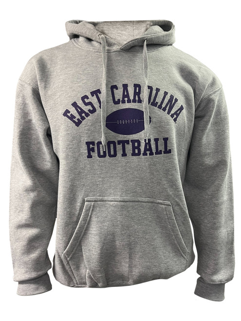 Gray East Carolina Football Hoodie