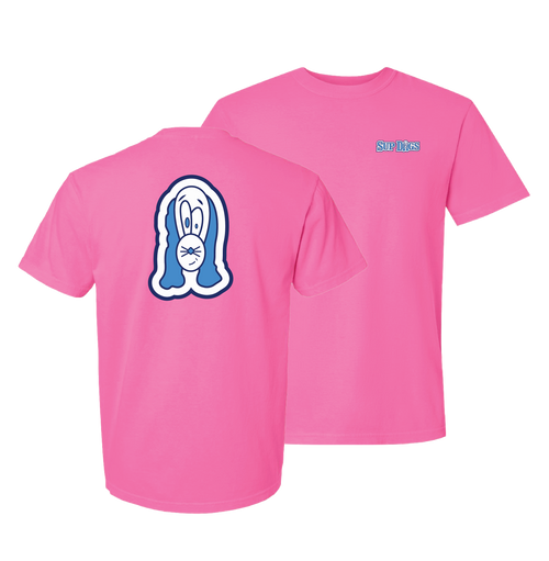 Neon Pink Sup Dogs Tee