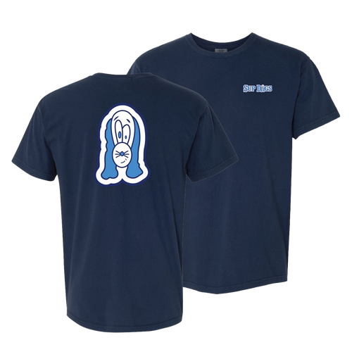 Navy Blue Sups Dogs Tee