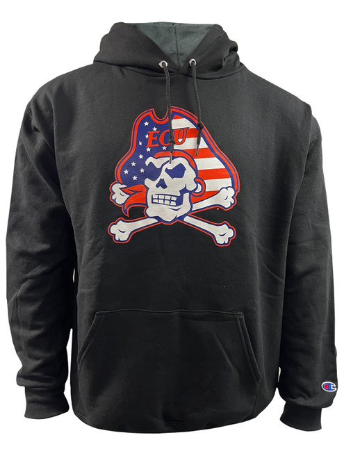 Champion Black Stars & Stripes Jolly Roger Hoodie