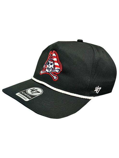 Black Stars & Stripes Jolly Roger Rope Cap