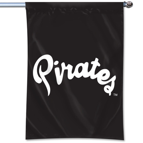 Black House Flag w/ White Pirate Script