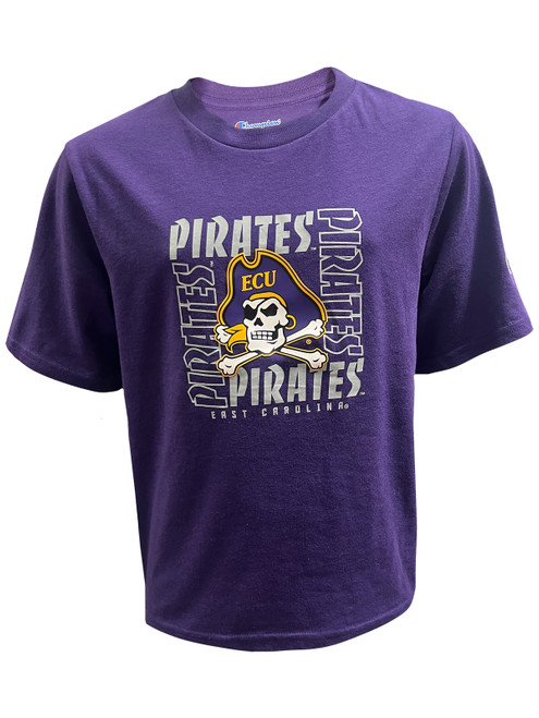 Purple Champion Youth Jolly Roger Block Tee