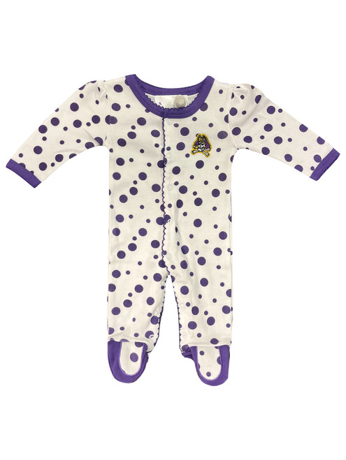 White and Purple Preemie Jolly Roger Sleeper