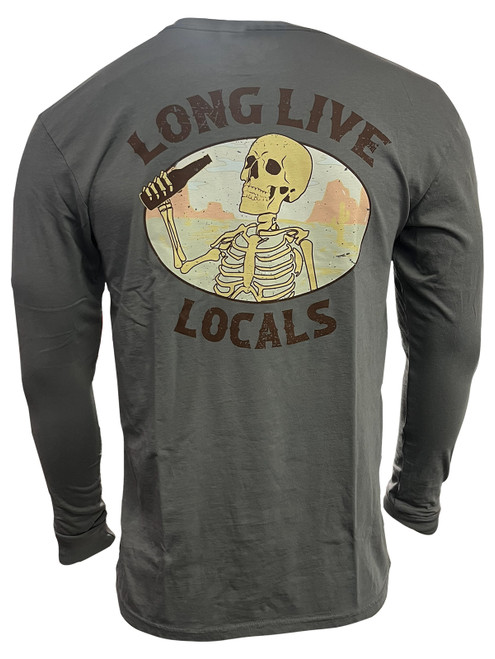 Local Boy Gray Long Live Locals Long Sleeve