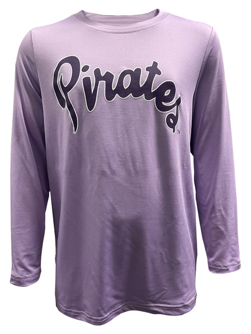 Youth Lavender Pirates Script Long Sleeve