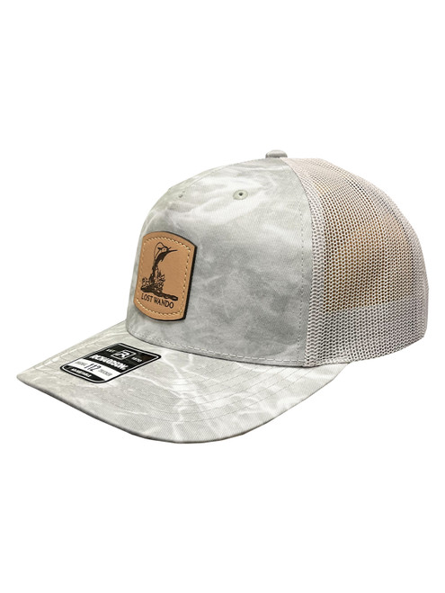 Lost Wando Outfitters Mossy Oak Elements Air Marlin Leather Patch Cap