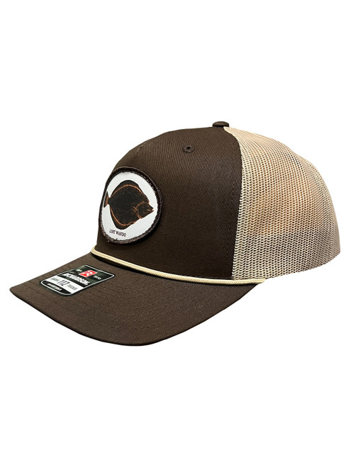 Lost Wando Outfitters Brown-Khaki Rope Flounder Color Patch Cap