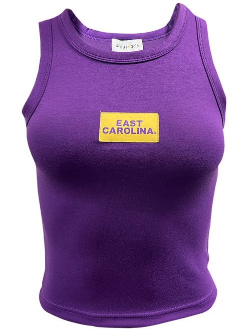 Ladies Purple East Carolina Alli Airy Tank
