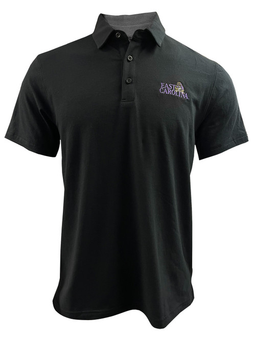 Black Under Armour East Carolina Jolly Roger Icon Polo