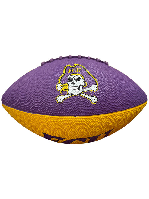 Junior Purple and Gold Jolly Roger & ECU Rubber Football