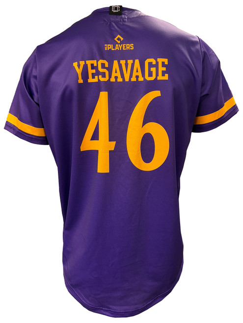 Purple ECU Yesavage #46 Baseball Jersey