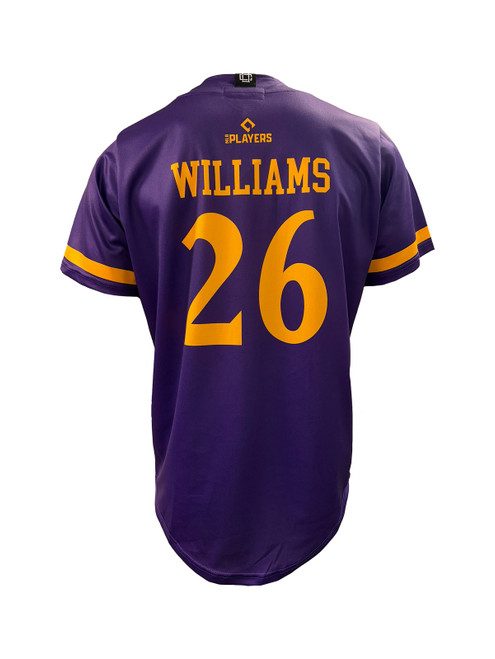 Youth Purple ECU Williams #26 Baseball Jersey