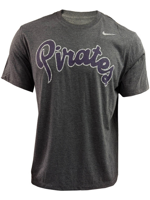 Nike Black Heather Pirates Script Tri-Blend Tee