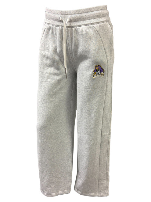 Lululemon Gray Jolly Roger Scuba Wide Leg Sweatpant